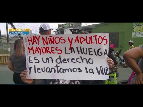 Vecinos de Alajuelita no levantarán protesta hasta que AyA prometa más caudal en sus tuberías