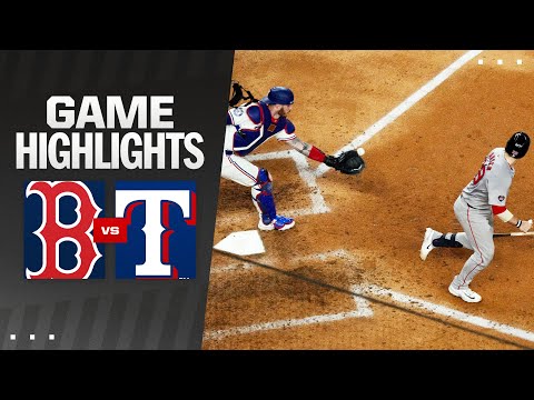 Red Sox vs. Rangers Game Highlights (8/3/24) | MLB Highlights