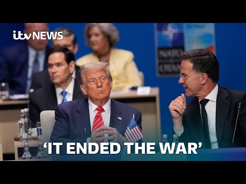 'It ended the war': Trump compares US strikes on Iran nuclear site to Hiroshima | ITV News