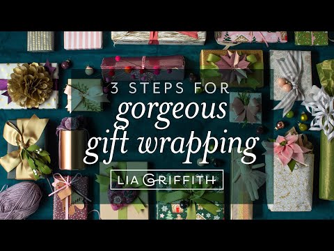 3 Easy Steps to Gorgeous Gift Wrapping