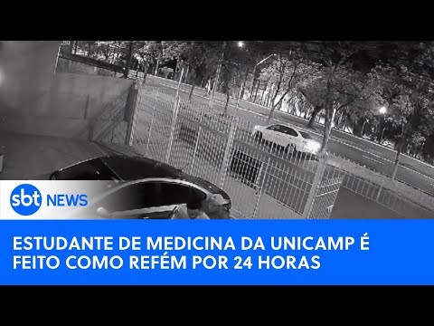 Estudante de medicina da Unicamp é libertado de sequestro após ficar 24 horas como refém