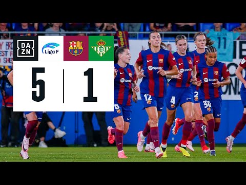 FC Barcelona vs Real Betis Féminas (5-1) | Resumen y goles | Highlights Liga F