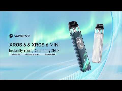 VAPORESSO XROS 6&6 MINI: Smooth flavor starting in just 1min?