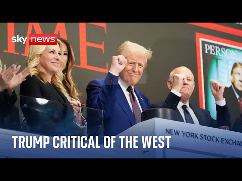 Trump critical of the West's approach to wars