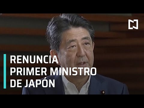 Primer ministro de Japón renuncia, Shinzo Abe, por motivos de salud - Despierta