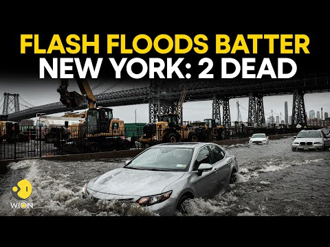 New York Floods LIVE: 2 Dead After Flash Floods Submerge Parts of New York, New Jersey | WION Live