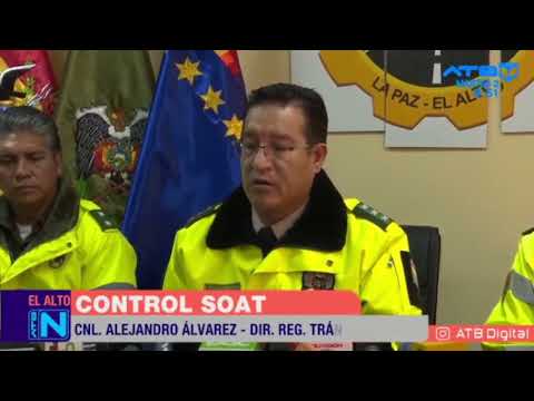 La Policía realiza operativos de control del SOAT en la ciudad de El Alto
