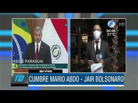 Mario Abdo Benítez se reunió con Jair Bolsonaro
