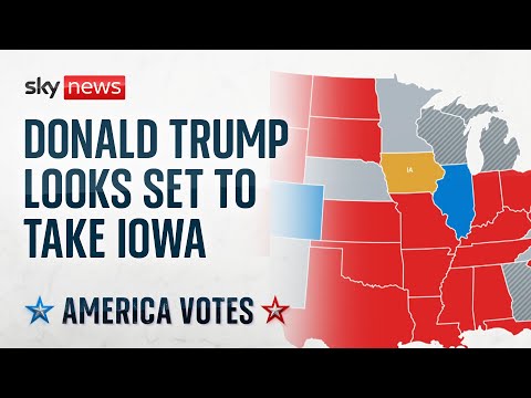 America Votes: Donald Trump on course to win in Iowa
