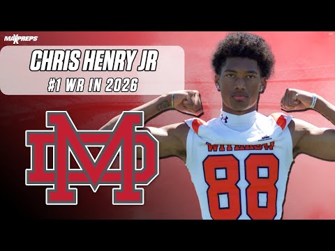 #1 WR IN 2026 IS TRANSFERRING TO MATER DEI | CHRIS HENRY JR 2023 HIGHLIGHTS 🏈 🔥