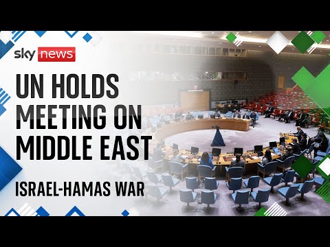 UN Security council holds meeting on Middle East