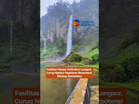 Fasilitas Wisata Tertimbun Longsor, Curug Ngebul Pagelaran Berpotensi Ditutup Sementara #shorts