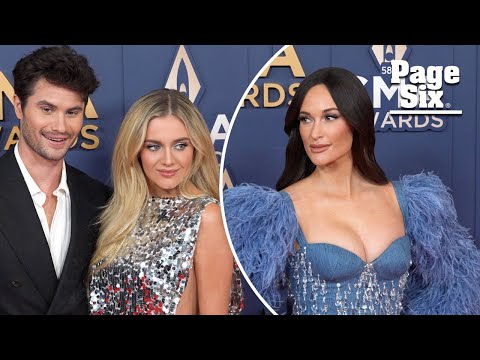 Kacey Musgraves, Kelsea Ballerini, Chase Stokes, Luke Bryan, Shaboozey & more attend 2024 CMAs