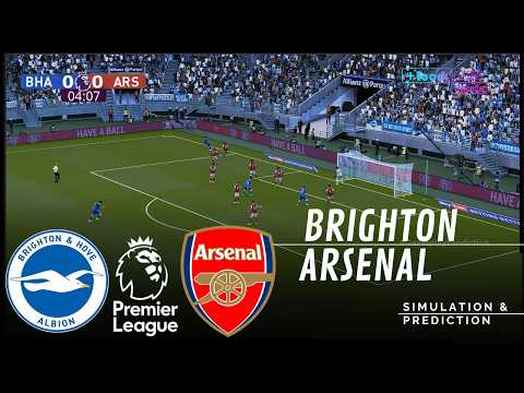 Brighton vs Arsenal Premier League 26/27 ✅ | Full Match Simulation/Prediction