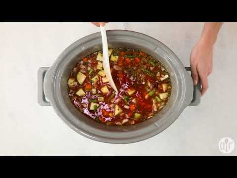 How to Make Slow Cooker Vegetarian Minestrone | Minestrone Recipes | Allrecipes.com
