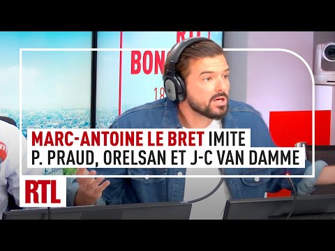 Marc-Antoine Le Bret imite Pascal Praud, Orelsan et Jean-Claude Van Damme