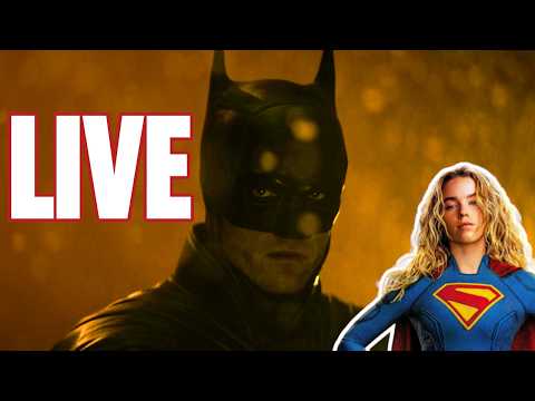 The Batman Part 2 Delayed, DCU Dead? + This Weeks New Comics! 🔴LIVE