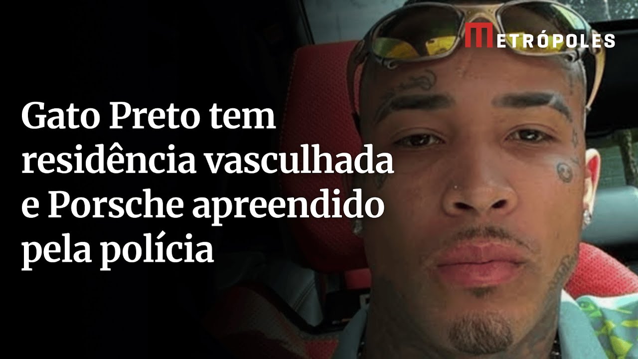 Gato Preto tem residência vasculhada e Porsche apreendido pela polícia