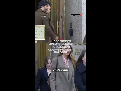 Judge tosses Blake Lively’s sexual harassment claims against Justin Baldoni