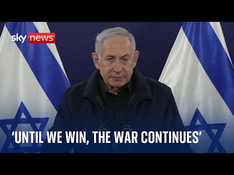 Israel spent ceasefire preparing for 'absolute victory', says Netanyahu | Israel-Hamas war