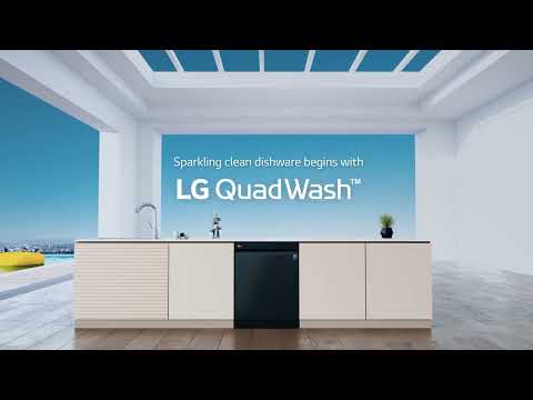 LG QuadWash Dishwasher: TrueSteam