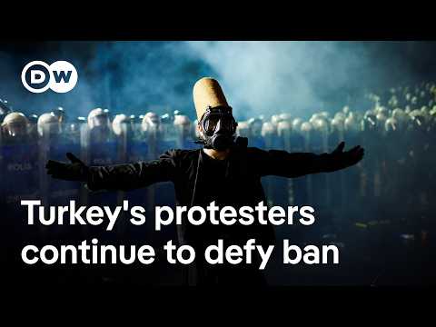 EU asks Turkey to respect protesters following arrests 1,000+ people | DW News