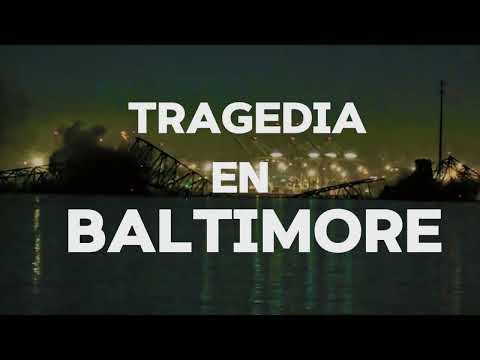 Colapsa puente en Baltimore luego del impacto de un barco
