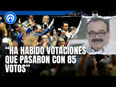 “Fernández Noroña es el único facultado para definir mayoría calificada”: Jorge Carlos Ramírez