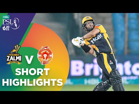 Short Highlights | Peshawar Zalmi vs Islamabad United | Match 10 | HBL PSL 6 | MG2T