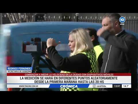 Mayo Amarillo: empezaron los controles de velocidad en calles y avenidas de la ciudad de Córdoba