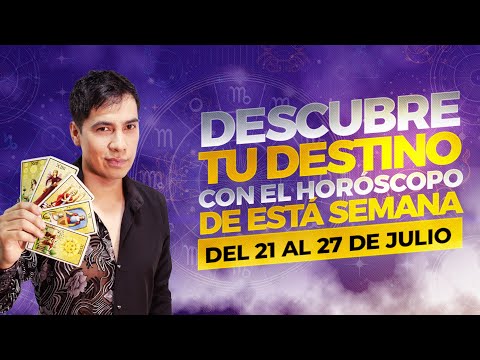 HORÓSCOPO del 21 al 27 de julio del 2025 con JHAN SANDOVAL: ¿Qué te depara el destino? 🔮