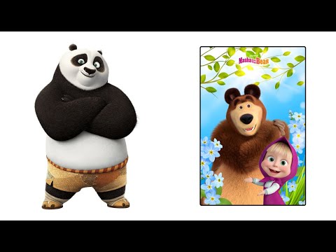 KUNG FU PANDA 4 MOVIE CHARACTERS AND THEIR FAVORITE YOUTUBE SERIES!
