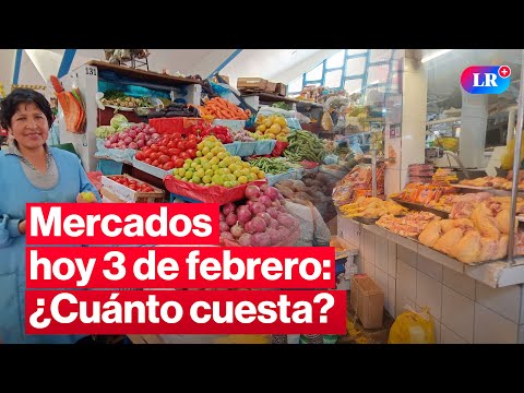 🔴¿CUÁNTO CUESTA? Precios en MERCADOS: pollo, papa y otros HOY 3 de febrero Perú | #EnVivoLR