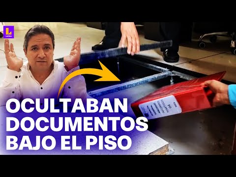 Municipalidad de Trujillo: Encuentran documentos escondidos de la gestión de Arturo Fernández
