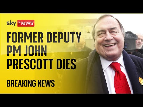 BREAKING: Former Labour deputy prime minister John Prescott dies aged 86