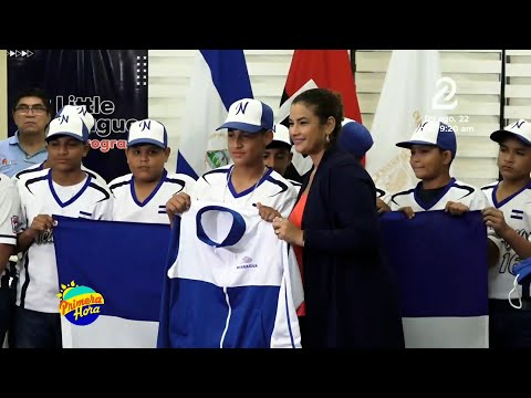 Selección de Nicaragua fue abanderada para participar en el Mundial Williamsport 2022