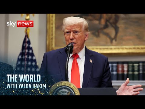 Trump 'hopes to announce minerals deal tonight' | The World with Yalda Hakim