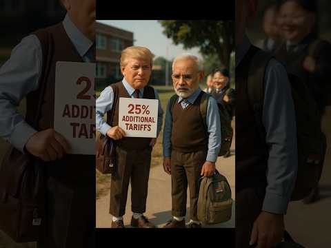 Trump’s 25% Tariff Threat Stuns Modi | Putin Steps In With Strategic Trade Deal #funny #modi #shorts