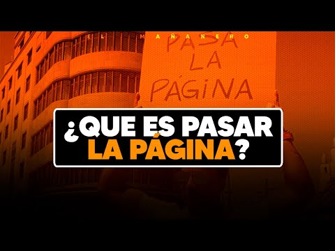 ¿Que es Pasar la Página? - (Momento de Honestidad)