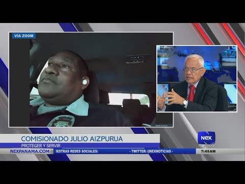 Entrevista al Comisionado Julio Aizprua, sobre los incidentes delictivos en Panamá