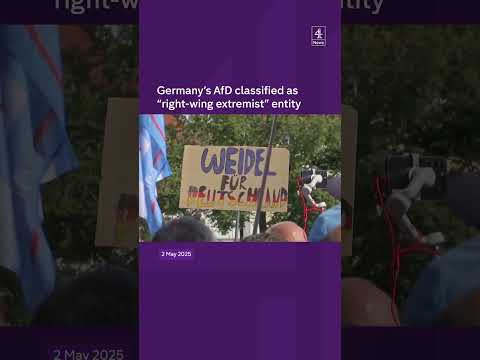 Germany’s AfD classified as “right-wing extremist” entity
