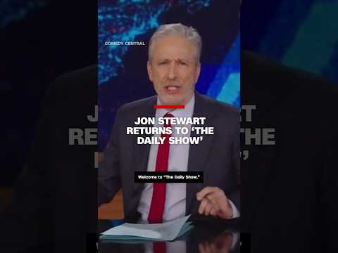 Jon Stewart returns to ‘The Daily Show’