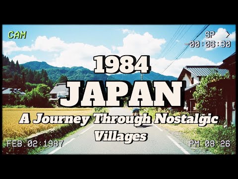 1984 Japan: A Journey Through Nostalgic Japanese Villages in vaporwave🎶