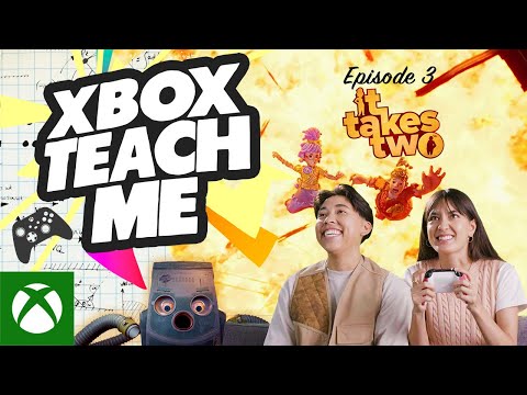 Fighting a Giant Vacuum Cleaner with Your Partner - Xbox Teach Me: Episode 3