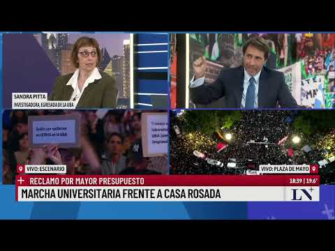 Marcha universitaria: la opinión de Sandra Pitta, investigadora del Conicet y egresada de la UBA