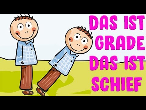 🌼 Das ist grade, das ist schief - Kniereiter zum Mitsingen || Kinderlieder