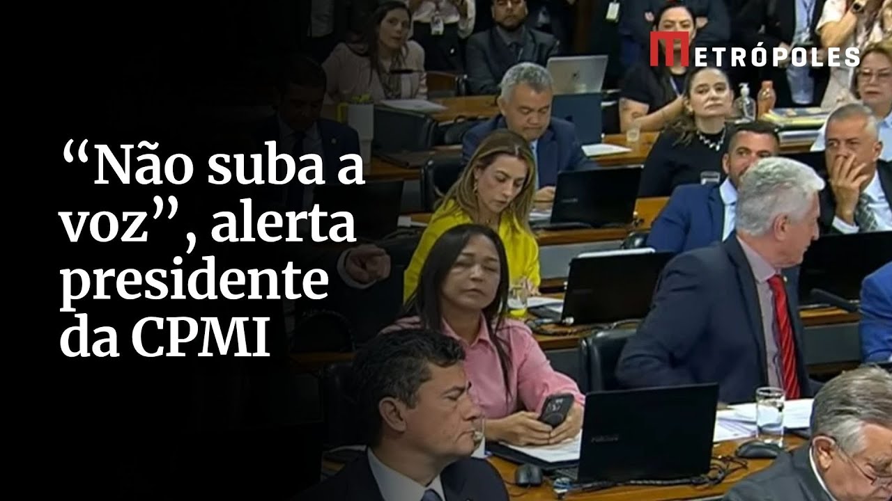 Presidente da CPMI pede que deputado não suba a voz