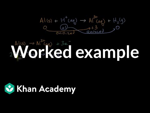 Worked example: Balancing a simple redox equation | Chemical reactions | AP Chemistry | Khan Academy