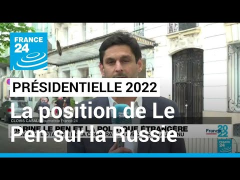Présidentielle 2022 : un rapprochement avec Vladimir Poutine est toujours possible selon Le Pen