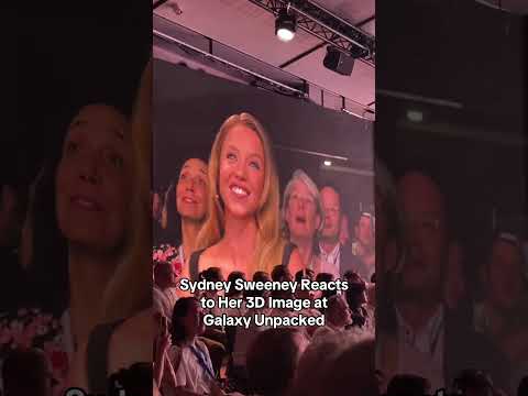 Sydney Sweeney Reacts to AI Portrait at Samsung Unpacked 2024